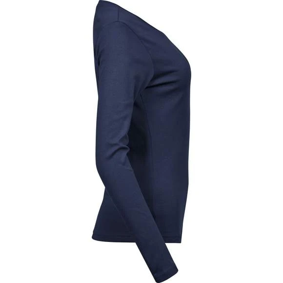 590 - Ladies LS Interlock T-Shirt 13 590 - Ladies LS Interlock T-Shirt – Image 13