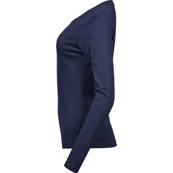 590 - Ladies LS Interlock T-Shirt 12 590 - Ladies LS Interlock T-Shirt – Image 12