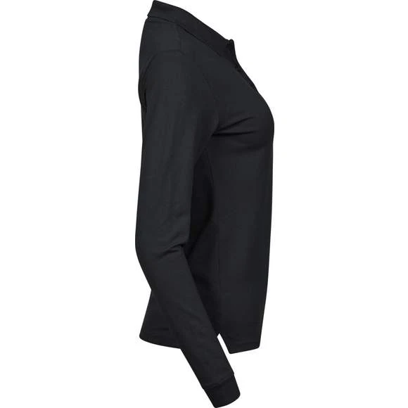 146 - Ladies Luxury LS Stretch Polo 5 146 - Ladies Luxury LS Stretch Polo – Image 5