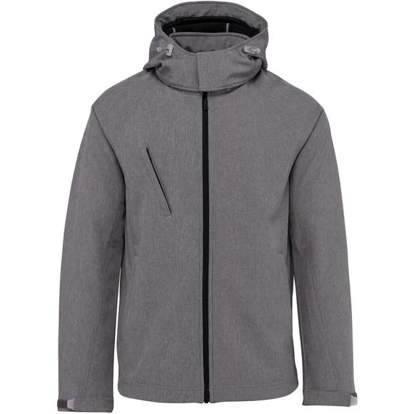 KARIBAN K413 - Veste Softshell à Capuche Homme 8 KARIBAN K413 - Veste Softshell à Capuche Homme – Image 8