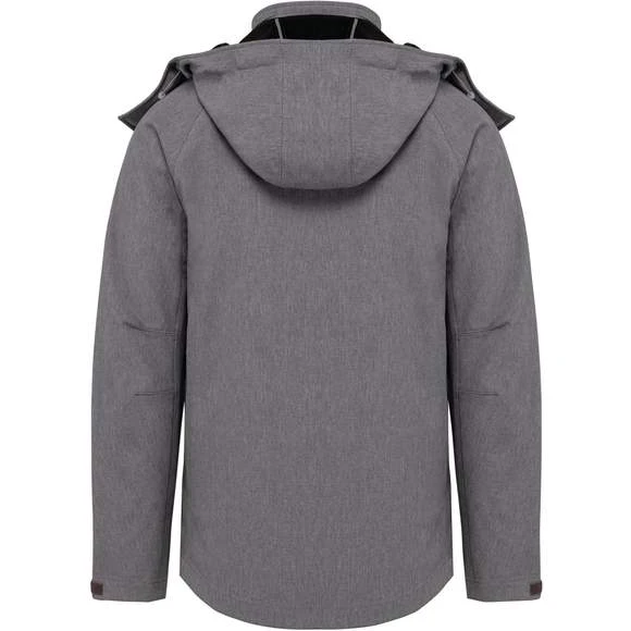 KARIBAN K413 - Veste Softshell à Capuche Homme 9 KARIBAN K413 - Veste Softshell à Capuche Homme – Image 9