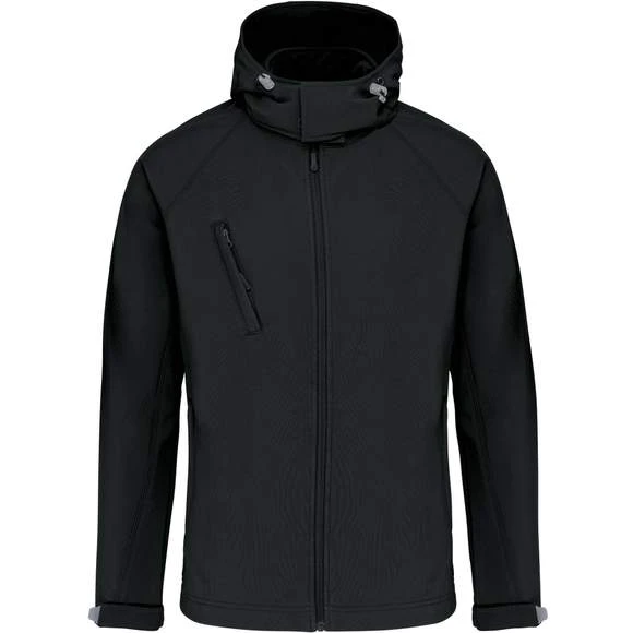 KARIBAN K413 - Veste Softshell à Capuche Homme 15 KARIBAN K413 - Veste Softshell à Capuche Homme – Image 15