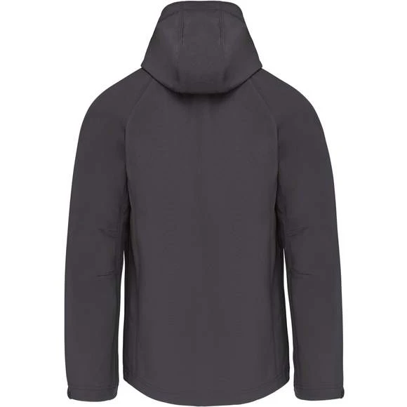 KARIBAN K413 - Veste Softshell à Capuche Homme 3 KARIBAN K413 - Veste Softshell à Capuche Homme – Image 3