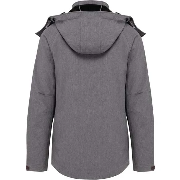 KARIBAN K414 - Veste Softshell à Capuche Femme 9 KARIBAN K414 - Veste Softshell à Capuche Femme – Image 9