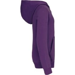 KARIBAN K453 - Sweat-shirt Capuche Contrastée Enfant -Nicholson Boutique aHR0cDovL21lZGlhMi5kZXNpZ25wYXJ0bmVyLmZyL2MvcC82ODUzLzY4NTMtMTcwMDItMy5qcGc