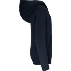 KARIBAN K453 - Sweat-shirt Capuche Contrastée Enfant -Nicholson Boutique aHR0cDovL21lZGlhMi5kZXNpZ25wYXJ0bmVyLmZyL2MvcC82ODUzLzY4NTMtNTQwNy0zLmpwZw