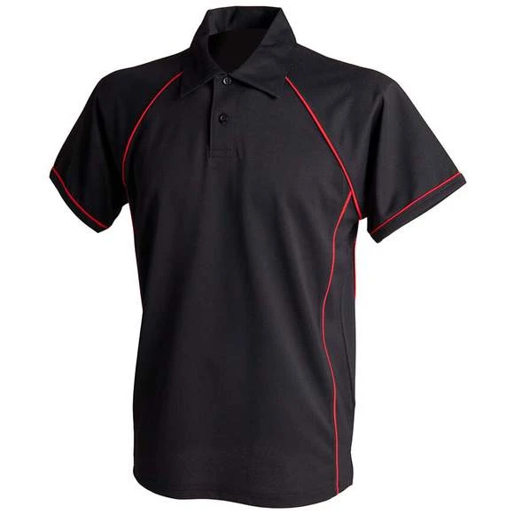 LV372 - Kids Piped Performance Polo 4 LV372 - Kids Piped Performance Polo – Image 4