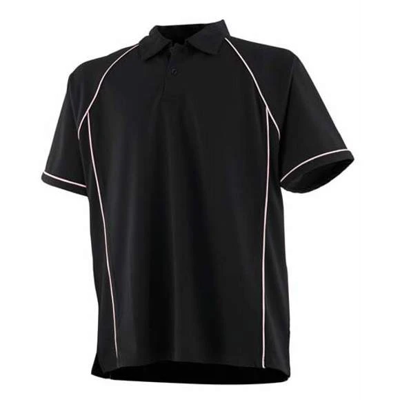 LV372 - Kids Piped Performance Polo 8 LV372 - Kids Piped Performance Polo – Image 8