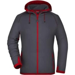 James & Nicholson JN570 - Ladies' Hodded Fleece -Nicholson Boutique aHR0cDovL21lZGlhMi5kZXNpZ25wYXJ0bmVyLmZyL2MvcC83ODI2Lzc4MjYtMTA4NjMtMS5qcGc