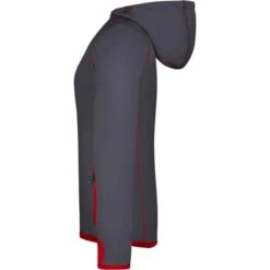 James & Nicholson JN570 - Ladies' Hodded Fleece -Nicholson Boutique aHR0cDovL21lZGlhMi5kZXNpZ25wYXJ0bmVyLmZyL2MvcC83ODI2Lzc4MjYtMTA4NjMtNC5qcGc