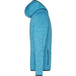 James & Nicholson JN589 - Men's Knitted Fleece Hoody -Nicholson Boutique aHR0cDovL21lZGlhMi5kZXNpZ25wYXJ0bmVyLmZyL2MvcC83ODMxLzc4MzEtMTA4NjctMy5qcGc