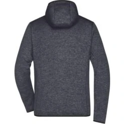 James & Nicholson JN589 - Men's Knitted Fleece Hoody -Nicholson Boutique aHR0cDovL21lZGlhMi5kZXNpZ25wYXJ0bmVyLmZyL2MvcC83ODMxLzc4MzEtMTA4NjgtMi5qcGc