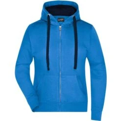 James & Nicholson JN594 - Ladies' Hooded Jacket -Nicholson Boutique aHR0cDovL21lZGlhMi5kZXNpZ25wYXJ0bmVyLmZyL2MvcC83ODMyLzc4MzItMTA4NzMtMS5qcGc