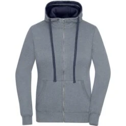 James & Nicholson JN962 - Ladies' Lifestyle Zip-Hoody -Nicholson Boutique aHR0cDovL21lZGlhMi5kZXNpZ25wYXJ0bmVyLmZyL2MvcC83ODU1Lzc4NTUtMTA4ODgtMS5qcGc