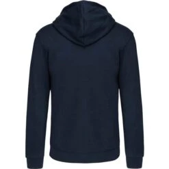 KARIBAN K466 - Sweat-shirt Zippé Capuche Contrastée -Nicholson Boutique aHR0cDovL21lZGlhMi5kZXNpZ25wYXJ0bmVyLmZyL2MvcC84NjI1Lzg2MjUtMTM2NC0yLmpwZw
