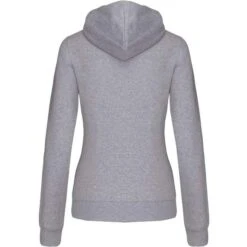 KARIBAN K467 - Sweat-shirt Zippé Capuche Contrastée Femme -Nicholson Boutique aHR0cDovL21lZGlhMi5kZXNpZ25wYXJ0bmVyLmZyL2MvcC84NjI2Lzg2MjYtNTQwOC0yLmpwZw