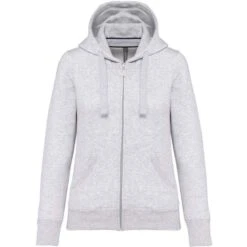 KARIBAN K464 - Sweat-shirt Zippé Capuche Femme -Nicholson Boutique aHR0cDovL21lZGlhMi5kZXNpZ25wYXJ0bmVyLmZyL2MvcC84NjI3Lzg2MjctMTY1ODgtMS5qcGc