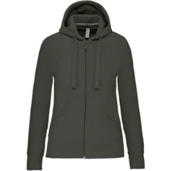 KARIBAN K464 - Sweat-shirt Zippé Capuche Femme -Nicholson Boutique aHR0cDovL21lZGlhMi5kZXNpZ25wYXJ0bmVyLmZyL2MvcC84NjI3Lzg2MjctMzY3MC0xLmpwZw