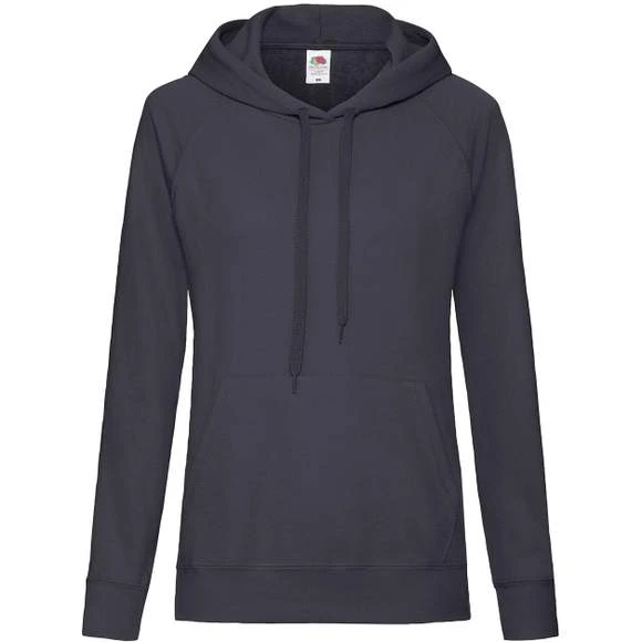 FRUIT OF THE LOOM 62-148-0 - Lightweight Hooded Sweat Lady-Fit 4 FRUIT OF THE LOOM 62-148-0 - Lightweight Hooded Sweat Lady-Fit – Image 4