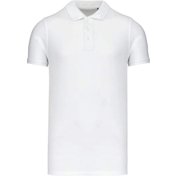 KARIBAN K209 - Polo Piqué BIO Manches Courtes Homme 2 KARIBAN K209 - Polo Piqué BIO Manches Courtes Homme – Image 2