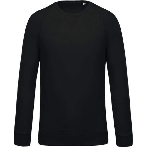 KARIBAN K480 - Sweat-shirt BIO Col Rond Manches Raglan Homme 2 KARIBAN K480 - Sweat-shirt BIO Col Rond Manches Raglan Homme – Image 2