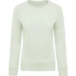 KARIBAN K481 - Sweat-shirt BIO Col Rond Manches Raglan Femme -Nicholson Boutique aHR0cDovL21lZGlhMi5kZXNpZ25wYXJ0bmVyLmZyL2MvcC8xMDU4MC8xMDU4MC0xNzc0Ni0xLmpwZw