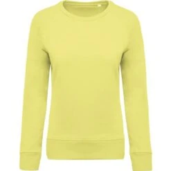 KARIBAN K481 - Sweat-shirt BIO Col Rond Manches Raglan Femme -Nicholson Boutique aHR0cDovL21lZGlhMi5kZXNpZ25wYXJ0bmVyLmZyL2MvcC8xMDU4MC8xMDU4MC0xNzc1MS0xLmpwZw