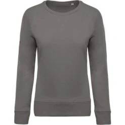 KARIBAN K481 - Sweat-shirt BIO Col Rond Manches Raglan Femme -Nicholson Boutique aHR0cDovL21lZGlhMi5kZXNpZ25wYXJ0bmVyLmZyL2MvcC8xMDU4MC8xMDU4MC0zNDE4LTEuanBn