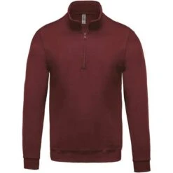 KARIBAN K478 - Sweat-shirt Col Zippé -Nicholson Boutique aHR0cDovL21lZGlhMi5kZXNpZ25wYXJ0bmVyLmZyL2MvcC8xMDU5OS8xMDU5OS0xMzQyLTEuanBn