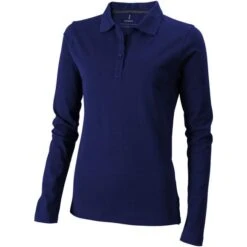 Elevate 38087 - Polo Manches Longues Pour Femmes Oakville -Nicholson Boutique aHR0cDovL21lZGlhMi5kZXNpZ25wYXJ0bmVyLmZyL2MvcC8xMTQzNi8xMTQzNi0xMTc1Ni0xLmpwZw