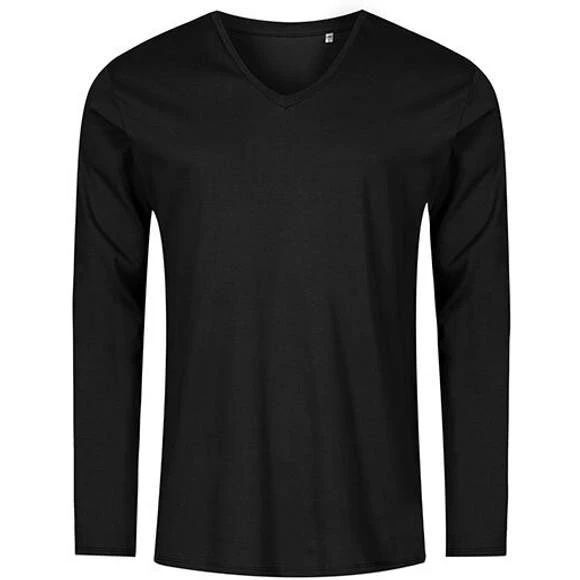 1460 - Men´s V-Neck T-Shirt Longsleeve 3 1460 - Men´s V-Neck T-Shirt Longsleeve – Image 3