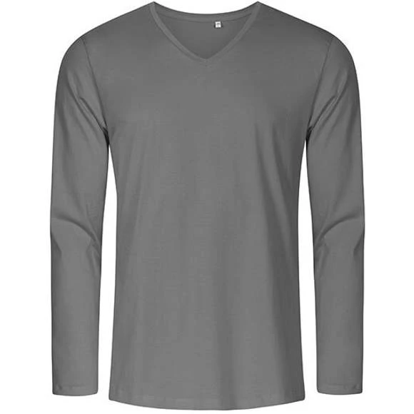 1460 - Men´s V-Neck T-Shirt Longsleeve 6 1460 - Men´s V-Neck T-Shirt Longsleeve – Image 6