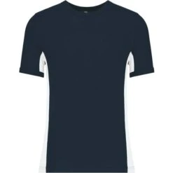 KARIBAN K340 - Tiger - T-shirt Bicolore Manches Courtes -Nicholson Boutique aHR0cDovL21lZGlhMi5kZXNpZ25wYXJ0bmVyLmZyL2MvcC8xMzg1LzEzODUtMTMyMi0xLmpwZw