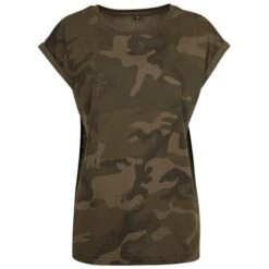 Build Your Brand BY112 - Ladies Camo Extended Shoulder Camo Tee 5 Build Your Brand BY112 - Ladies Camo Extended Shoulder Camo Tee -Nicholson Boutique aHR0cDovL21lZGlhMi5kZXNpZ25wYXJ0bmVyLmZyL2MvcC8xNDM4Ni8xNDM4Ni0xNjQ4Ni0xLmpwZw