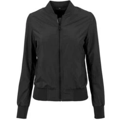 Build Your Brand BY044 - Ladies Nylon Bomber Jacket -Nicholson Boutique aHR0cDovL21lZGlhMi5kZXNpZ25wYXJ0bmVyLmZyL2MvcC8xNDMyNy8xNDMyNy0xMTA5MS0xLmpwZw