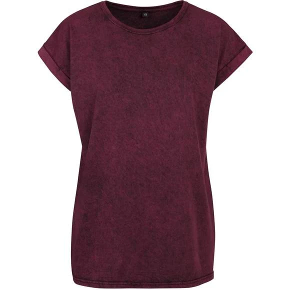 Build Your Brand BY053 - Ladies Acid Washed Extended Shoulder Tee 18 Build Your Brand BY053 - Ladies Acid Washed Extended Shoulder Tee – Image 18