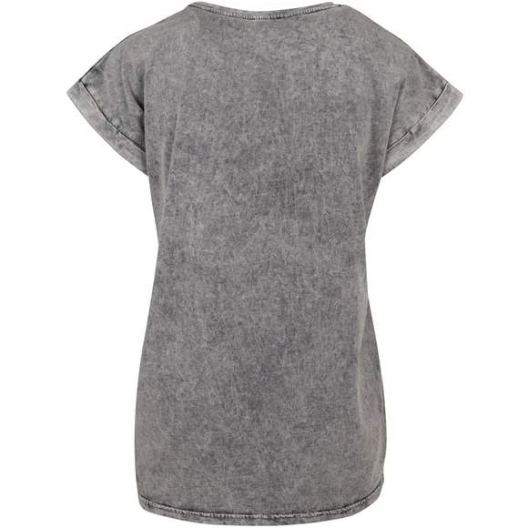 Build Your Brand BY053 - Ladies Acid Washed Extended Shoulder Tee 3 Build Your Brand BY053 - Ladies Acid Washed Extended Shoulder Tee – Image 3