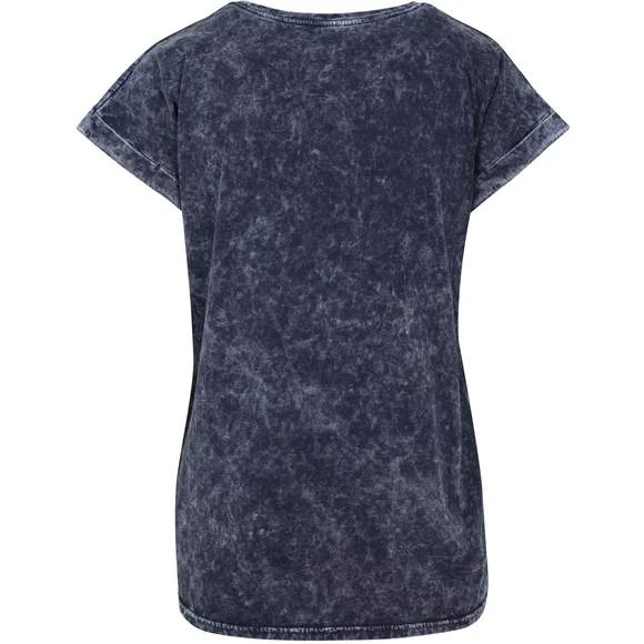 Build Your Brand BY053 - Ladies Acid Washed Extended Shoulder Tee 9 Build Your Brand BY053 - Ladies Acid Washed Extended Shoulder Tee – Image 9