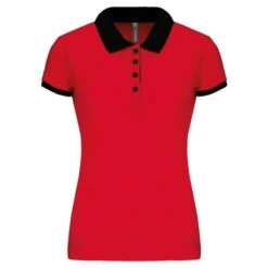 KARIBAN K259 - Polo Piqué Bicolore Femme 29 KARIBAN K259 - Polo Piqué Bicolore Femme -Nicholson Boutique aHR0cDovL21lZGlhMi5kZXNpZ25wYXJ0bmVyLmZyL2MvcC8xNDQ5OC8xNDQ5OC0xMjY2LTEuanBn