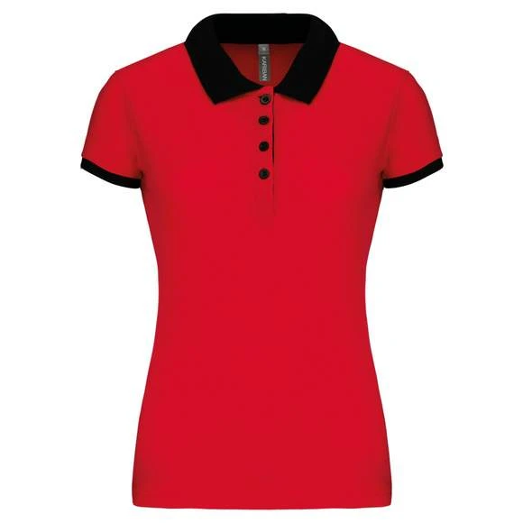 KARIBAN K259 - Polo Piqué Bicolore Femme 14 KARIBAN K259 - Polo Piqué Bicolore Femme – Image 14