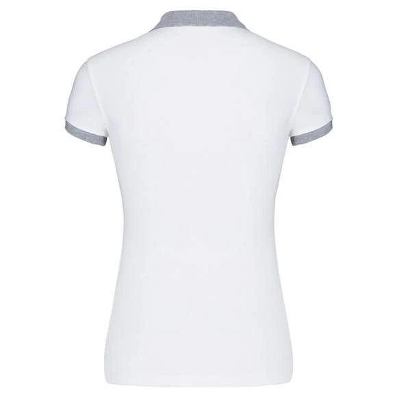 KARIBAN K259 - Polo Piqué Bicolore Femme 9 KARIBAN K259 - Polo Piqué Bicolore Femme – Image 9