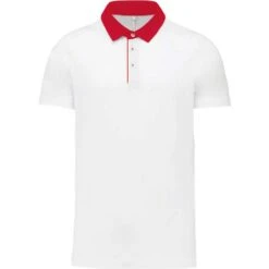 KARIBAN K260 - Polo Jersey Bicolore Homme -Nicholson Boutique aHR0cDovL21lZGlhMi5kZXNpZ25wYXJ0bmVyLmZyL2MvcC8xNDQ5OS8xNDQ5OS0xMzM1LTEuanBn