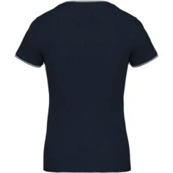 KARIBAN K394 - T-shirt Maille Piquée Col V Femme -Nicholson Boutique aHR0cDovL21lZGlhMi5kZXNpZ25wYXJ0bmVyLmZyL2MvcC8xNDU0MS8xNDU0MS0xNDM3NC0yLmpwZw