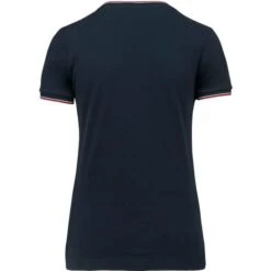 KARIBAN K394 - T-shirt Maille Piquée Col V Femme -Nicholson Boutique aHR0cDovL21lZGlhMi5kZXNpZ25wYXJ0bmVyLmZyL2MvcC8xNDU0MS8xNDU0MS0xNjU3Ny0yLmpwZw