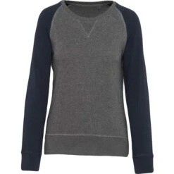 KARIBAN K492 - Sweat-shirt BIO Bicolore Col Rond Manches Raglan Femme 10 KARIBAN K492 - Sweat-shirt BIO Bicolore Col Rond Manches Raglan Femme -Nicholson Boutique aHR0cDovL21lZGlhMi5kZXNpZ25wYXJ0bmVyLmZyL2MvcC8xNDU1OS8xNDU1OS0xNjYwMS0xLmpwZw
