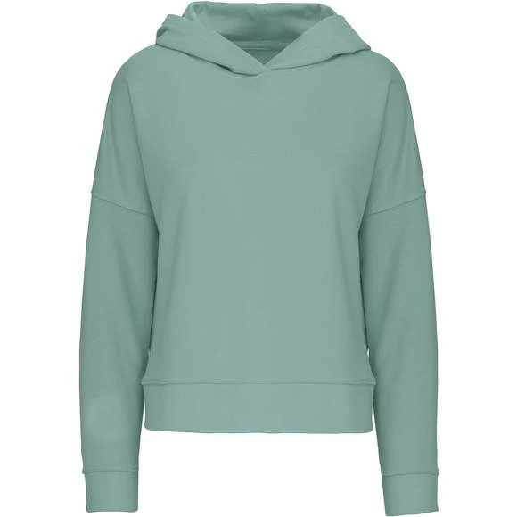 KARIBAN K494 - Sweat-shirt Capuche Lounge Bio Femme 8 KARIBAN K494 - Sweat-shirt Capuche Lounge Bio Femme – Image 8