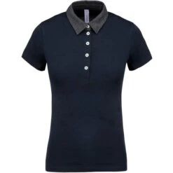 KARIBAN K261 - Polo Jersey Bicolore Femme 24 KARIBAN K261 - Polo Jersey Bicolore Femme -Nicholson Boutique aHR0cDovL21lZGlhMi5kZXNpZ25wYXJ0bmVyLmZyL2MvcC8xNDUwMC8xNDUwMC0xNjU4Mi0xLmpwZw