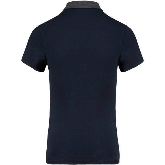 KARIBAN K261 - Polo Jersey Bicolore Femme 6 KARIBAN K261 - Polo Jersey Bicolore Femme – Image 6