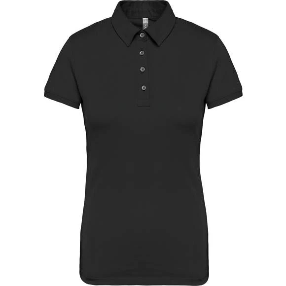 KARIBAN K263 - Polo Jersey Manches Courtes Femme 2 KARIBAN K263 - Polo Jersey Manches Courtes Femme – Image 2