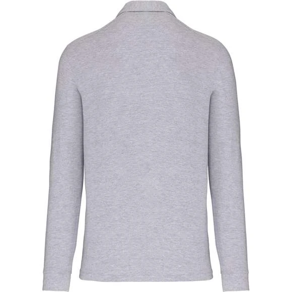 KARIBAN K264 - Polo Jersey Manches Longues Homme 3 KARIBAN K264 - Polo Jersey Manches Longues Homme – Image 3